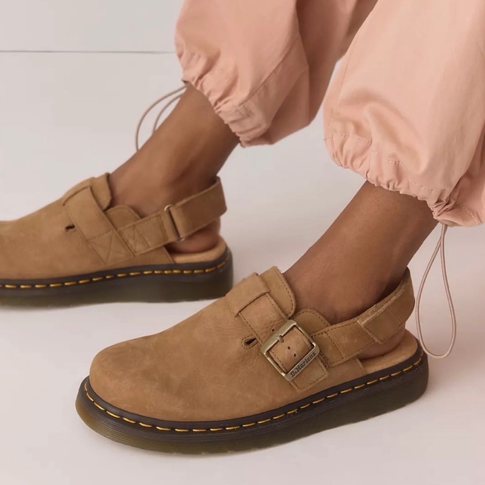 Dr. Martens Tan Mules